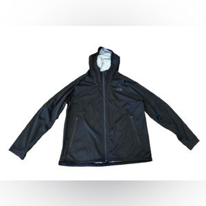 The North Face Men's Black Raincoat with Hood Size XXL